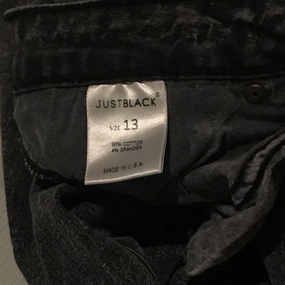 Black acid wash junior jeans - Picture 4 of 4